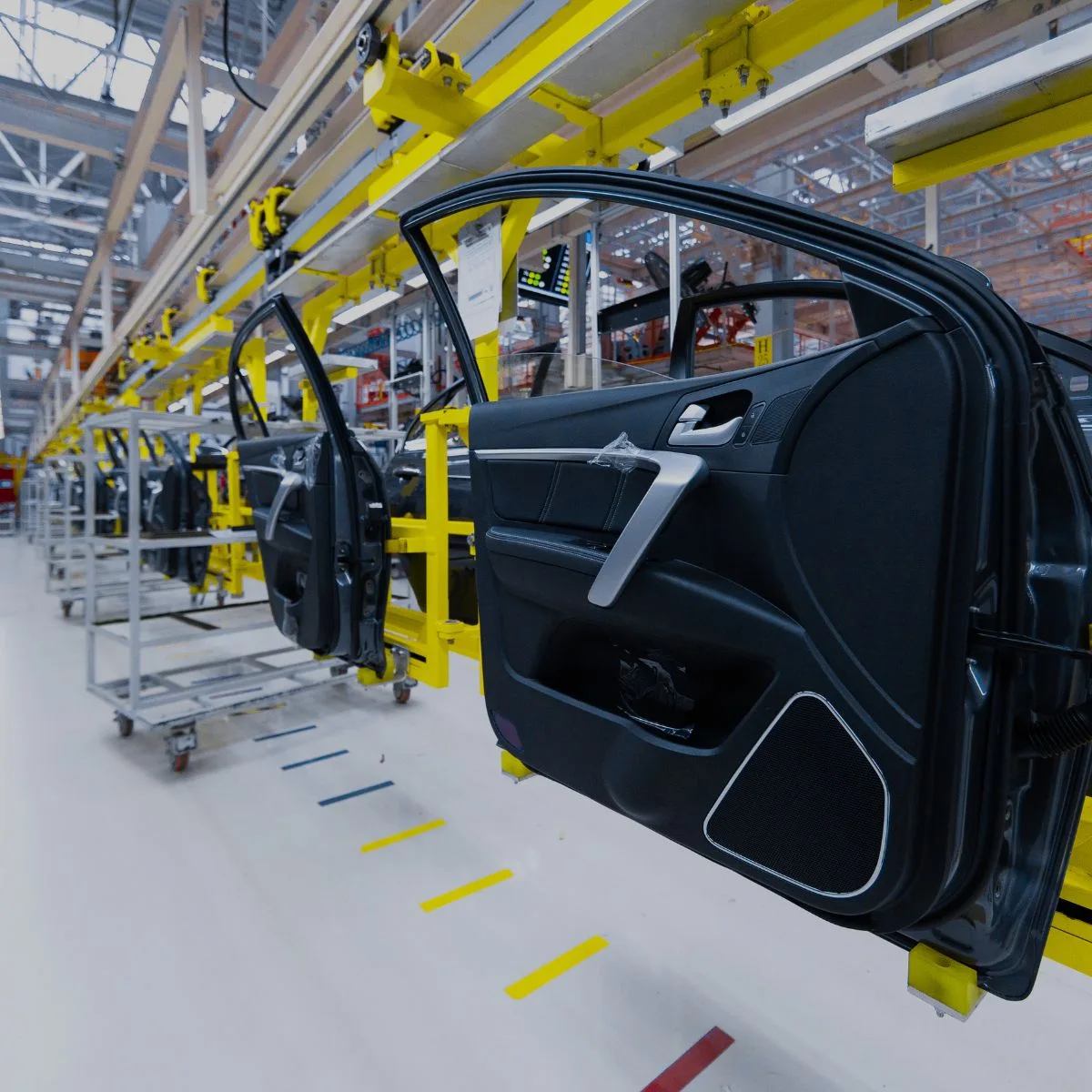Línea de ensamble automotriz